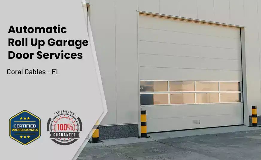 Automatic Roll Up Garage Door Coral Gables - FL 