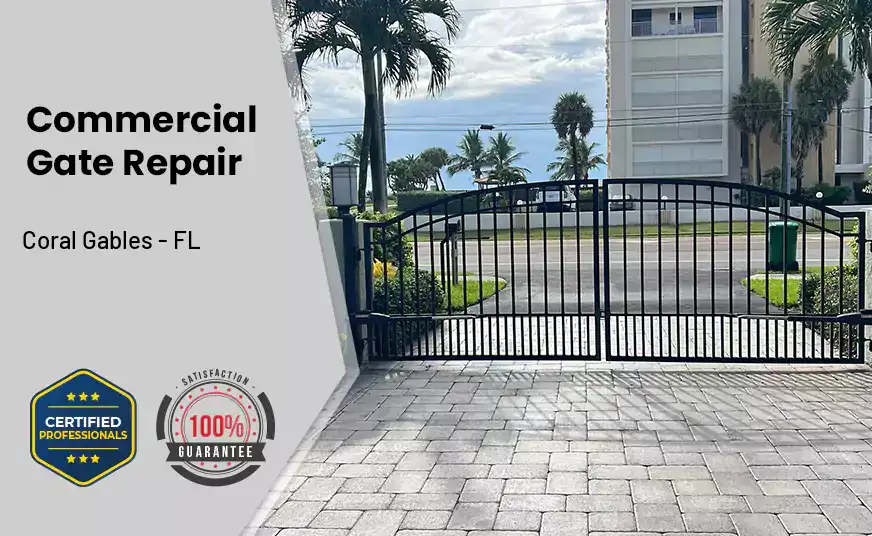 Commercial Gate Repair Coral Gables - FL 
