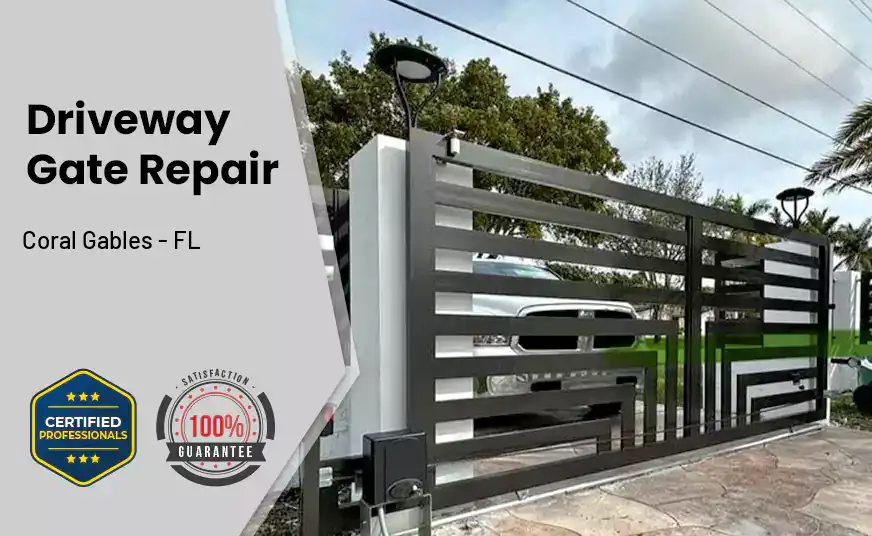 Driveway Gate Repair Coral Gables - FL 