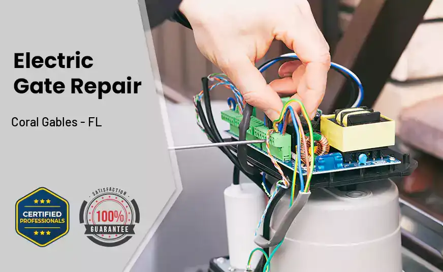 Electric Gate Repair Coral Gables - FL 