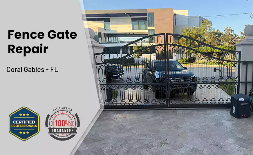 Fence Gate Repair Coral Gables - FL 