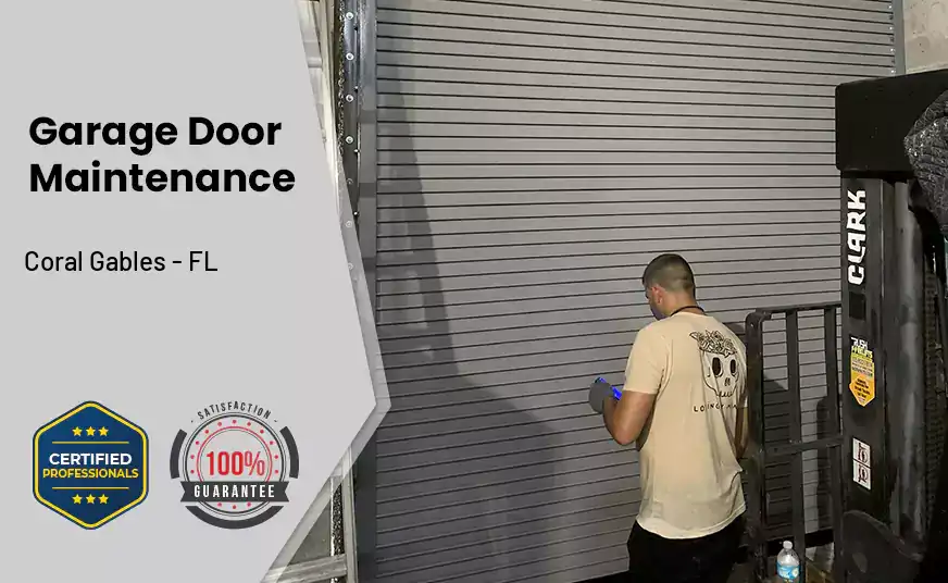 Garage Door Maintenance Coral Gables - FL 