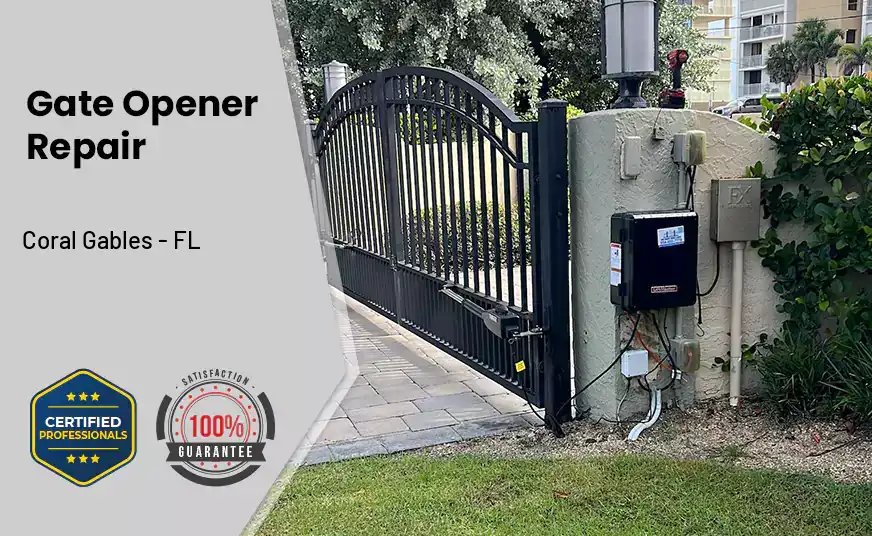 Gate Opener Repair Coral Gables - FL 