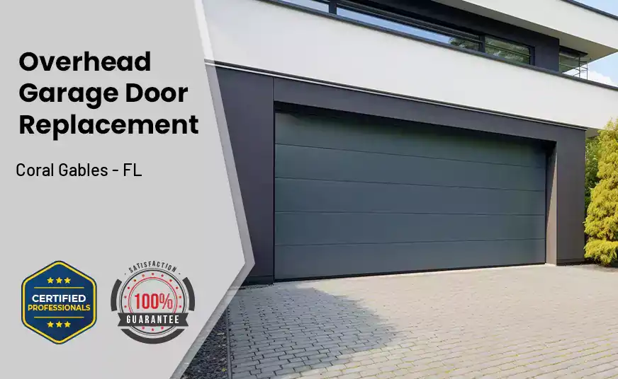 Overhead Garage Door Replacement Coral Gables - FL 
