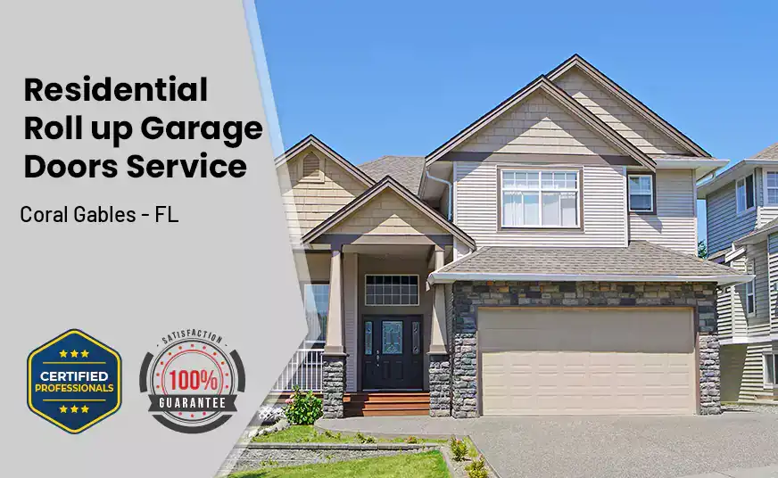Residential Roll Up Garage Door Coral Gables - FL 