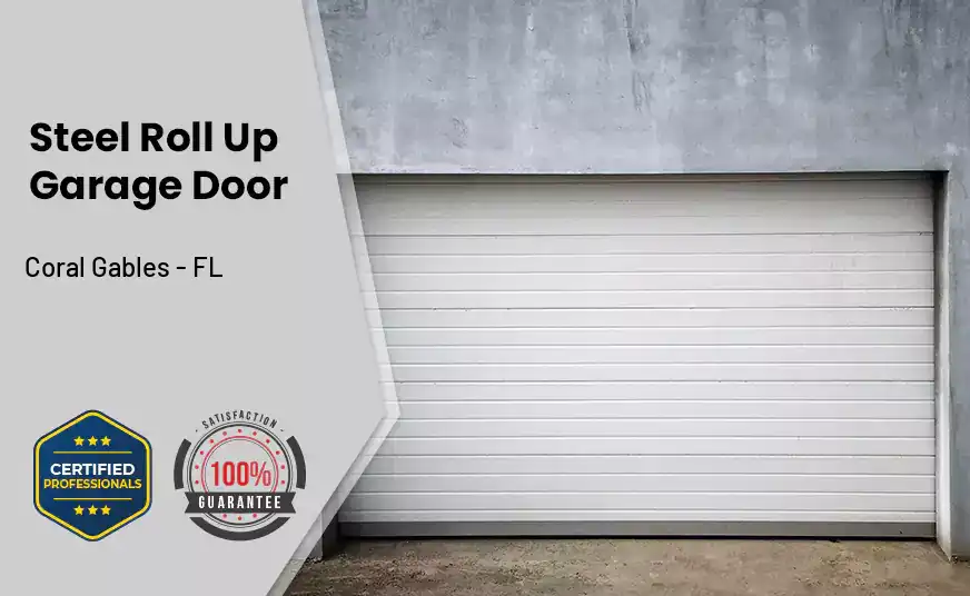 steel roll up garage door Coral Gables - FL 