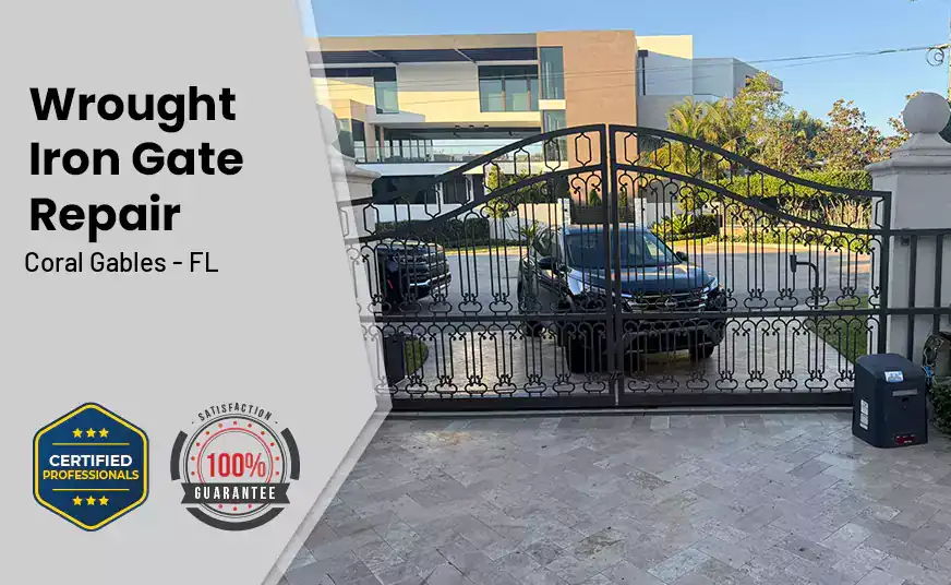  Wrought Iron Gate Repair Coral Gables - FL 
