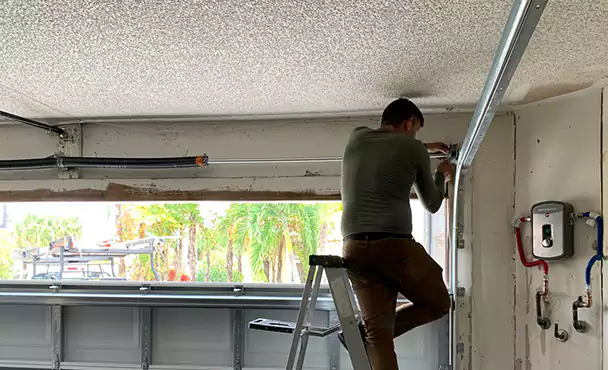 Garage Door Rail Replacement in Coral Gables, FL