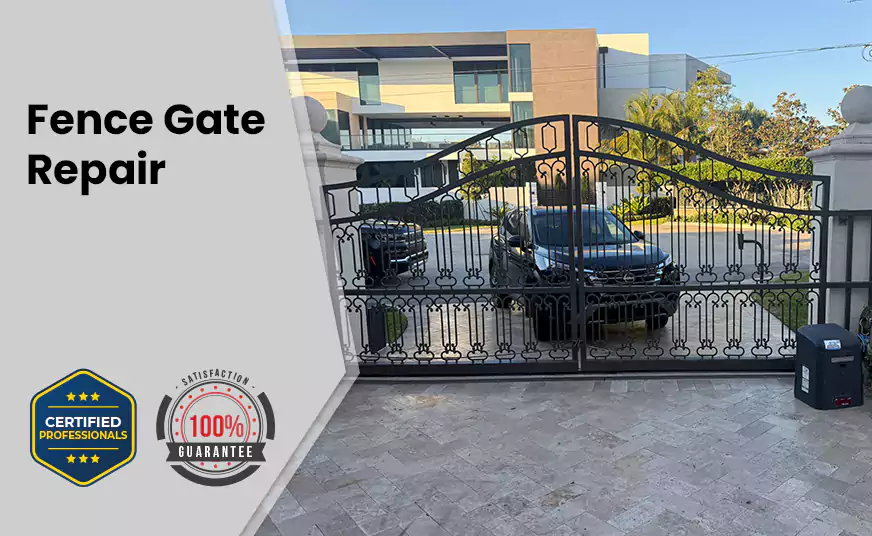Fence Gate Repair in Coral Gables, FL